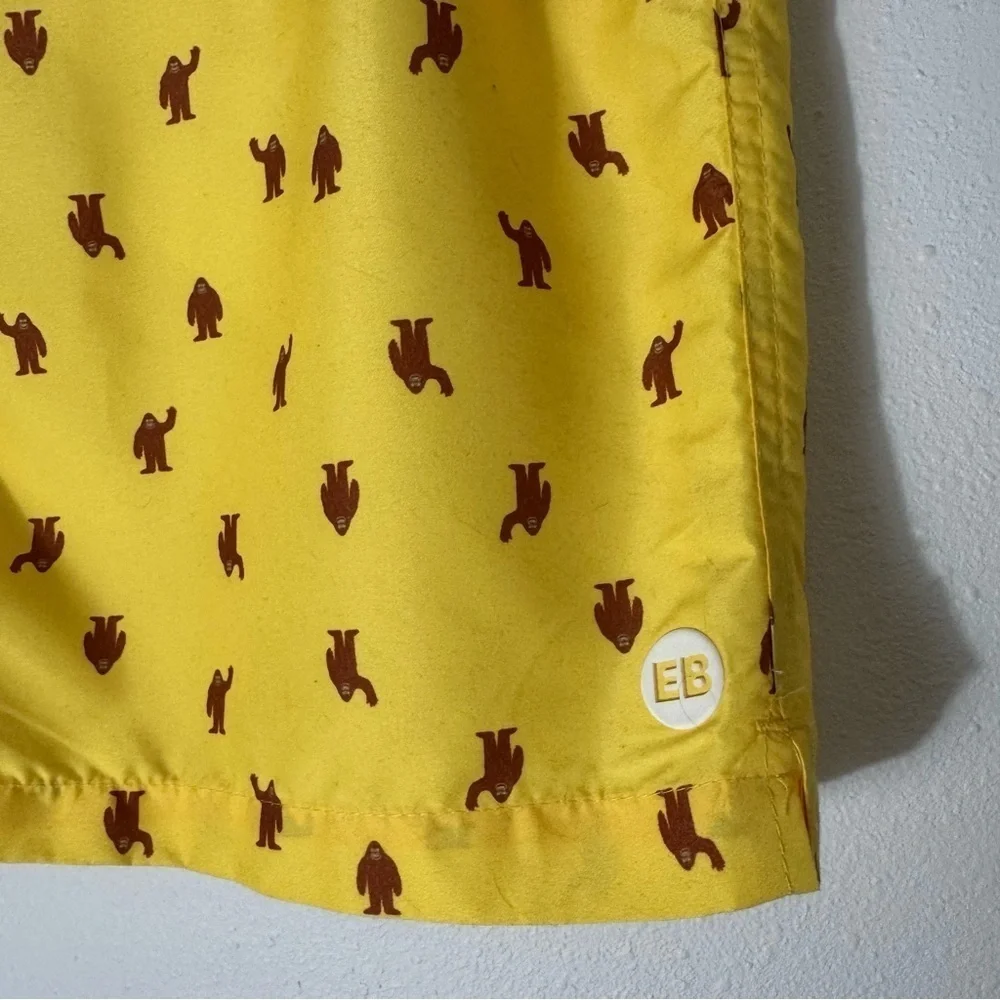 Eddie Bauer NWT yellow Sasquatch Volley swim trunks size XL (40-42)